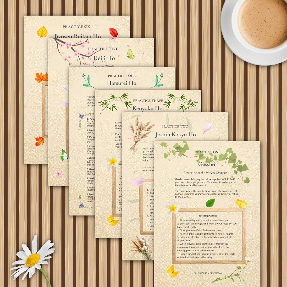 Returning to Presence — Foundational Reiki Practice Cards
