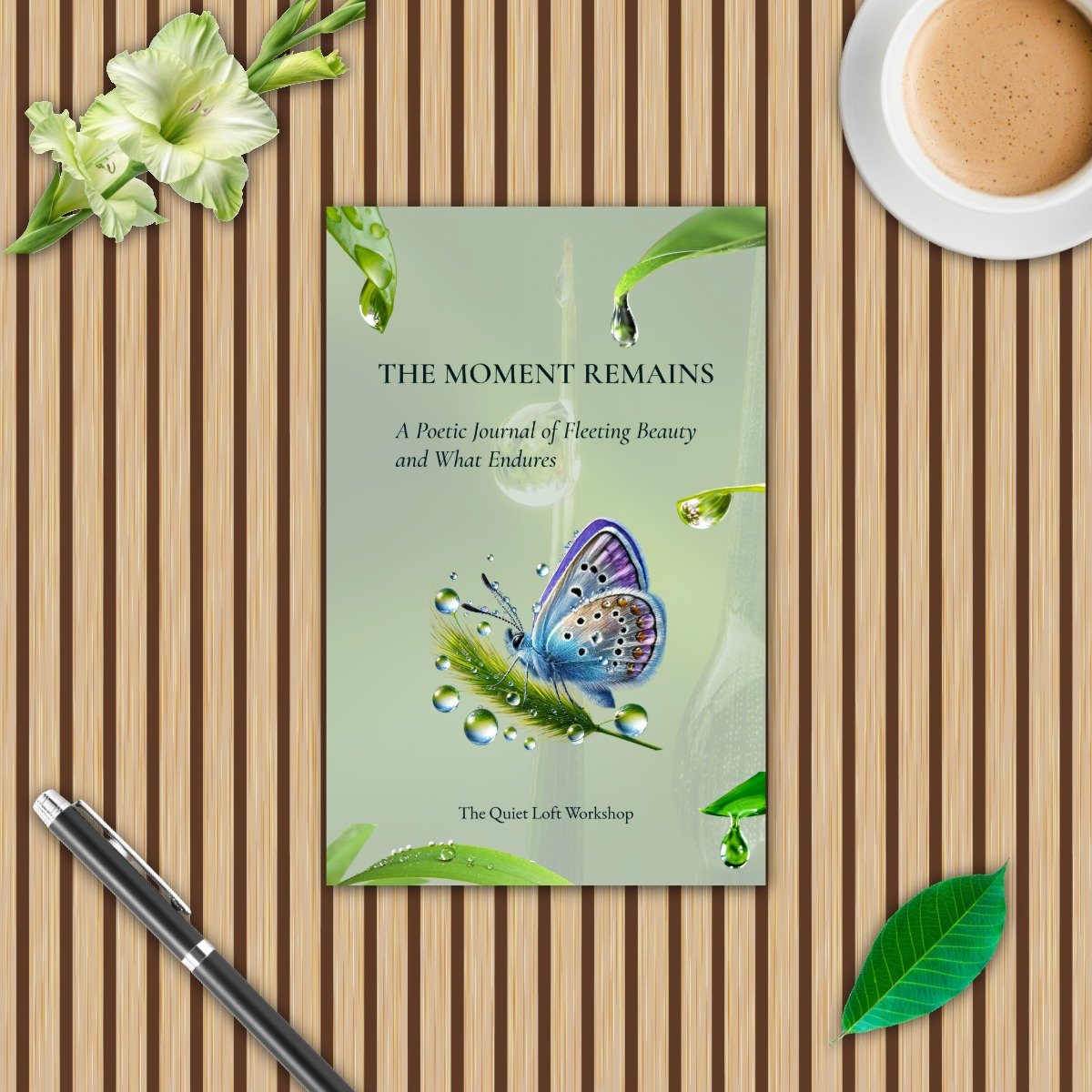 The Moment Remains — Printable Tagore Poetry & Reflection Junk Journal