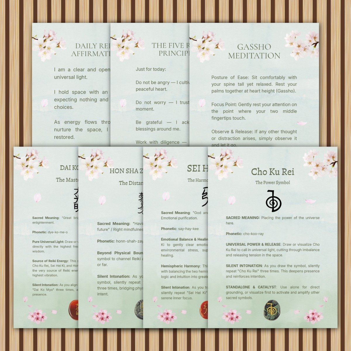 The Complete Seven-Card Reiki Altar Collection